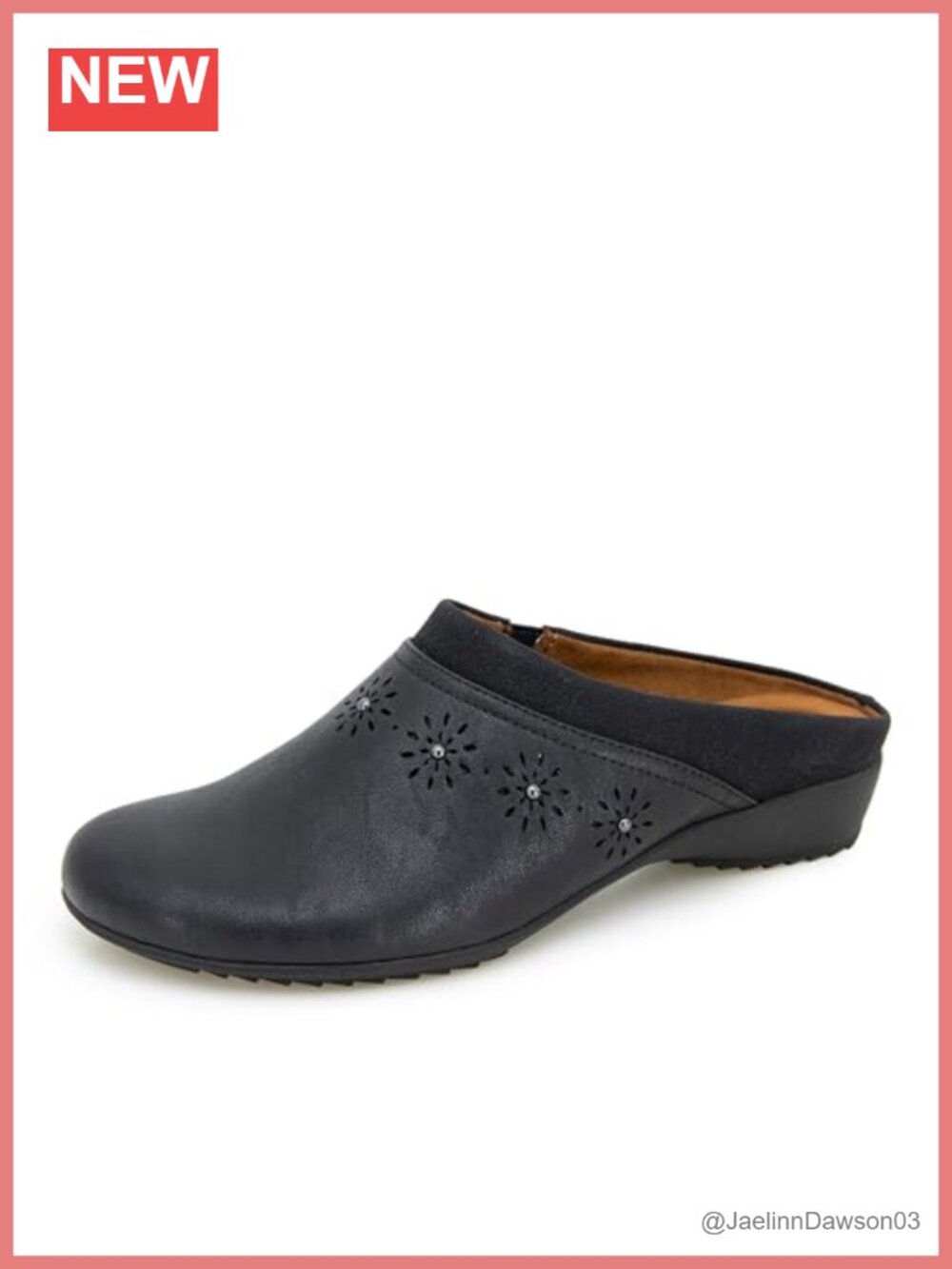 Women's Vista Mule, Memory Foam Footbed, Faux Leather Comfort Slip-On